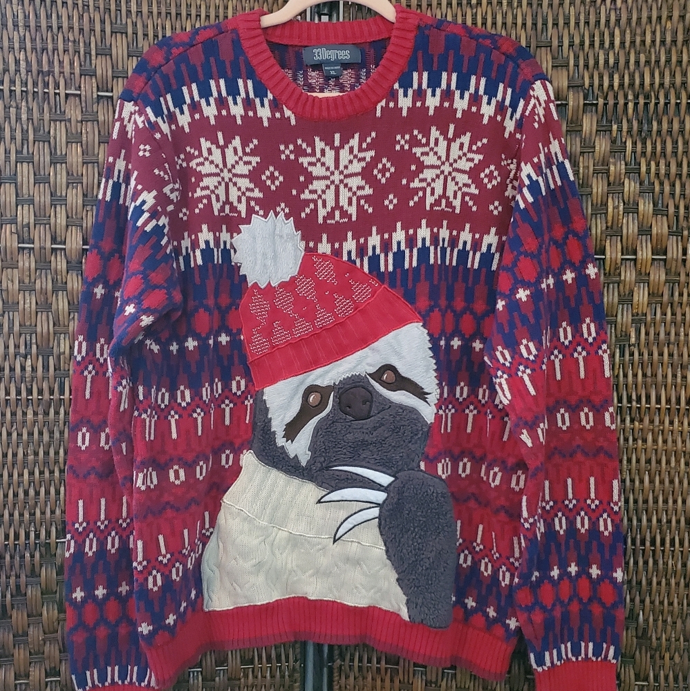 Sloth Christmas Sweater